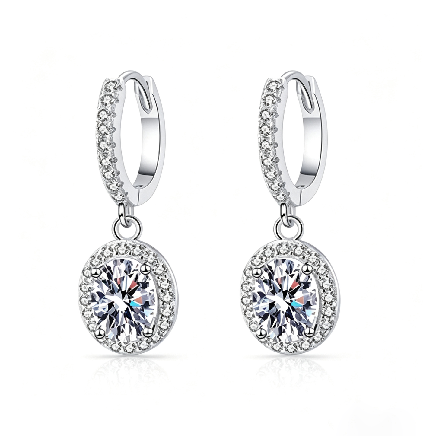 E006(1ct Oval Moissanite)